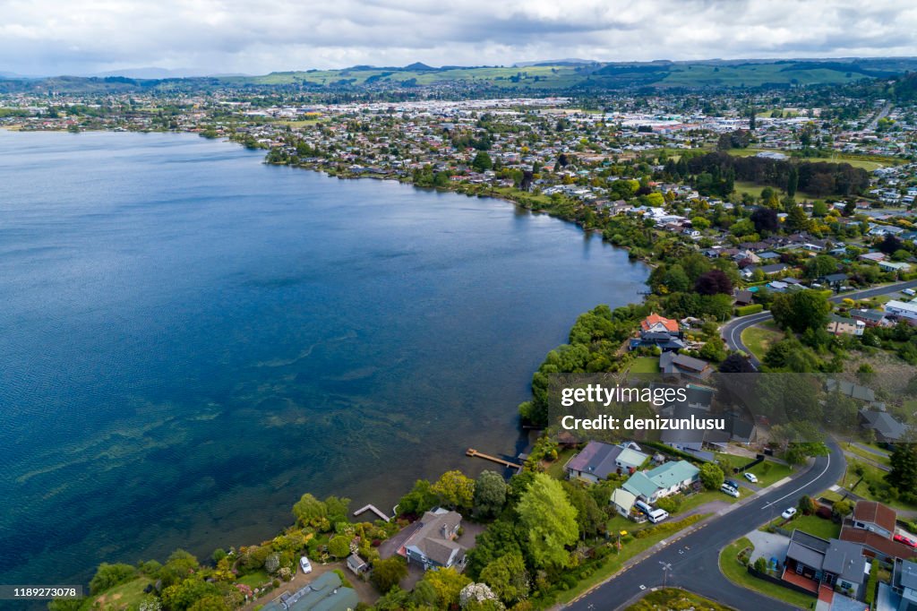 Rotorua Aerial View