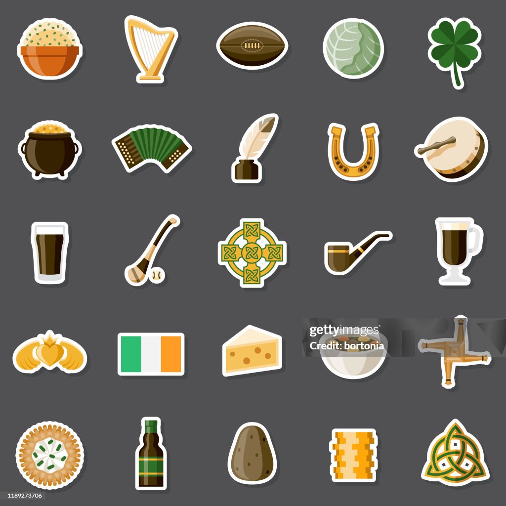 Ireland Sticker Set