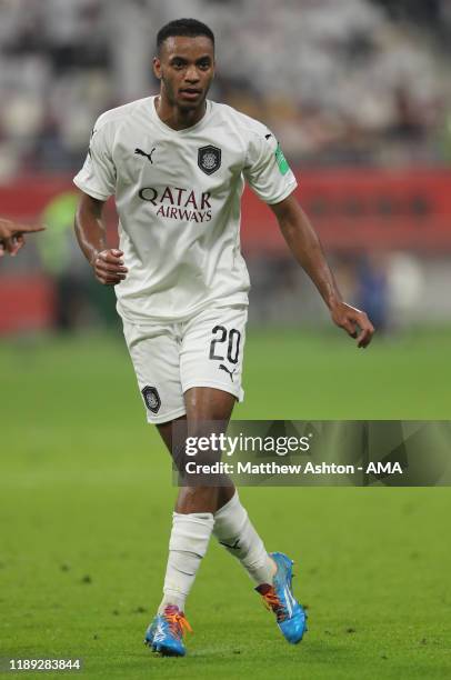 Salem Al Hajri of Al-Sadd during the FIFA Club World Cup Qatar 2019 Match for fifth place between Al-Sadd Sports Club and v Esperance Sportive de...