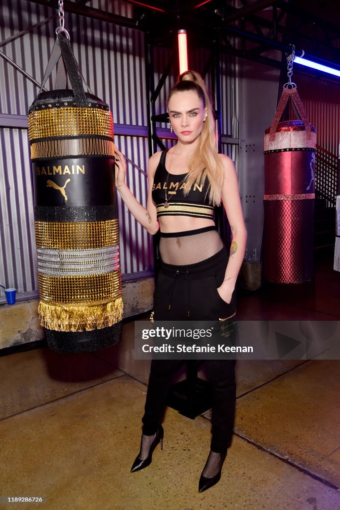 'PUMA x Balmain- created with Cara Delevingne' LA Launch Event