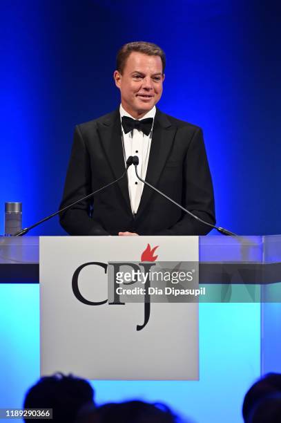 Shepard Smith hosts the Committee to Protect Journalists' 29th Annual International Press Freedom Awards on November 21, 2019 in New York City.