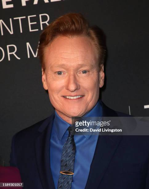 Conan O'Brien attends The Paley Honors: A Special Tribute To Television's Comedy Legends at the Beverly Wilshire Four Seasons Hotel on November 21,...
