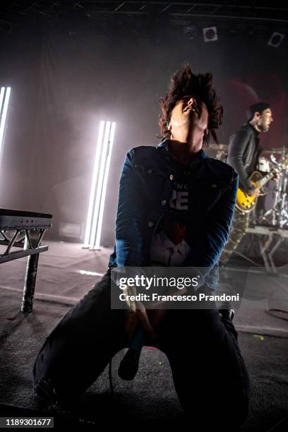 Kellin Quinn of Sleeping With Sirens Perform at Alcatraz on November 21, 2019 in Milan, Italy.