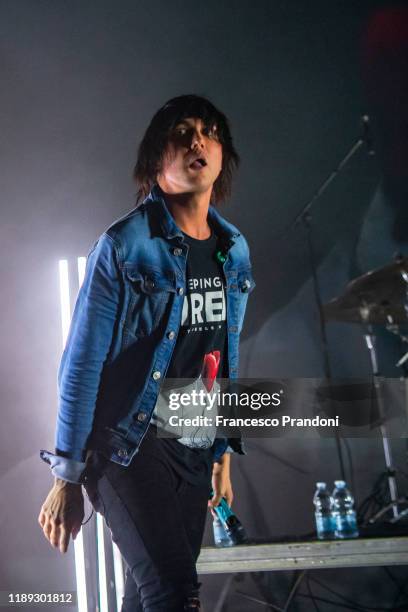 Kellin Quinn of Sleeping With Sirens Perform at Alcatraz on November 21, 2019 in Milan, Italy.