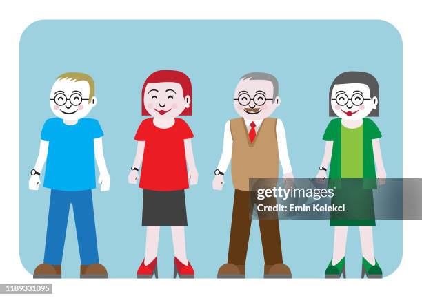 people - different professions stock illustrations