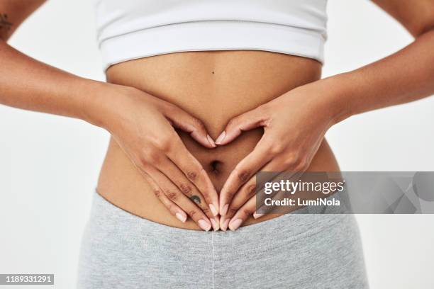 staying healthy is part of self care - abdómen imagens e fotografias de stock