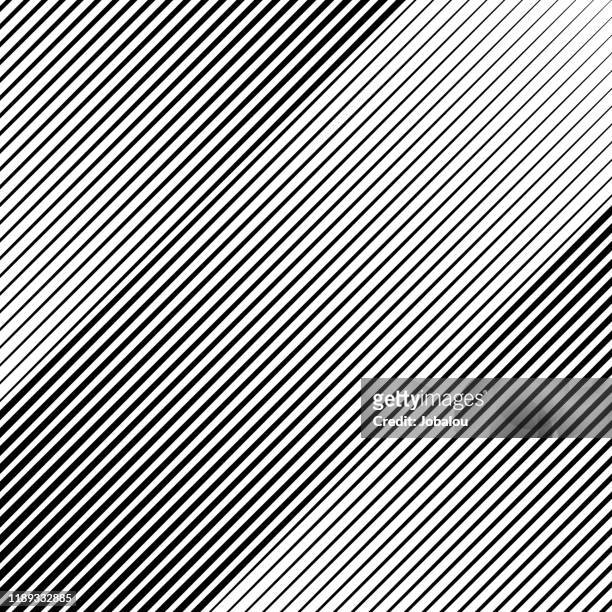 abstrakte hintergrund slope black diagonal lines - in einer reihe stock-grafiken, -clipart, -cartoons und -symbole