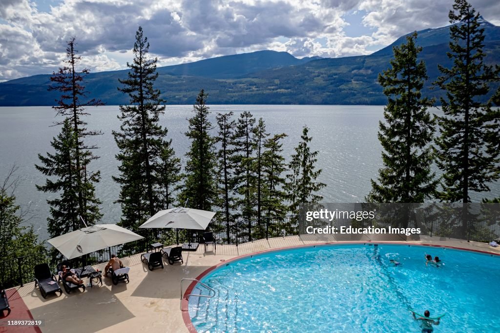 Halcyon Hot Springs, Upper Arrow Lake, Nakusp, British Columbia