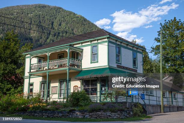 Silvery Slocan Museum, New Denver, Slocan Valley, West Kootenay, British Columbia, Canada.