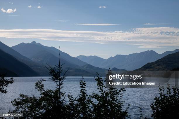 Slocan Lake, New Denver, Slocan Valley, West Kootenay, British Columbia, Canada.