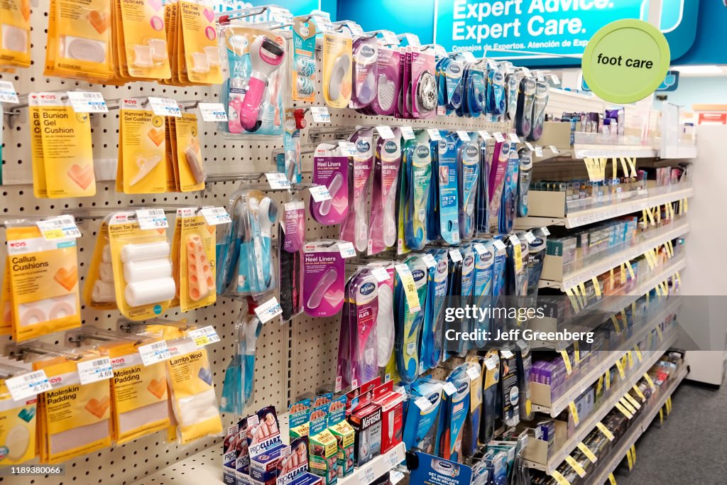 CVS Pharmacy, foot care products, callus removers