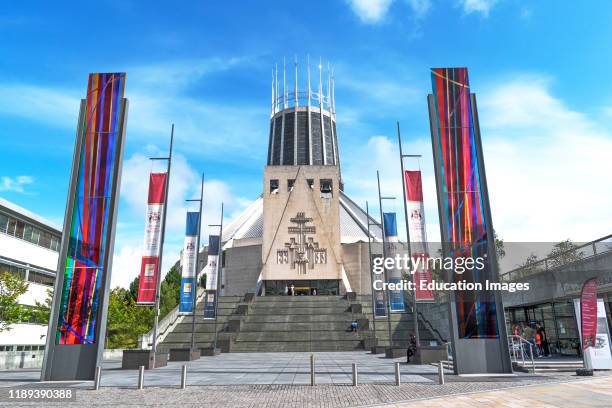 Liverpool metropolitan cathedral, Liverpool, England, Britain, uk, the largest catholic cathedral in the country, a grade II listed building.