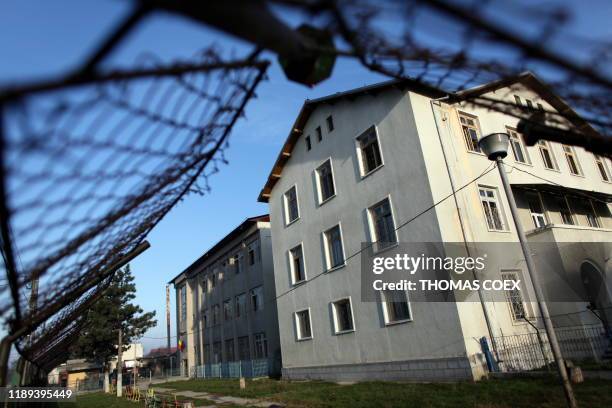 This file photo taken on November 24, 2009 shows Bitenis orphanage, southwestern Romania, which was considered to be the worst place for children...