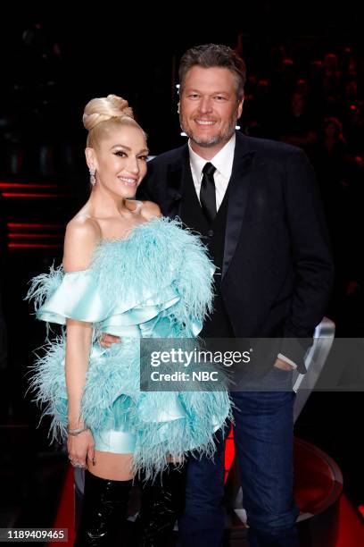 Live Finale Results" Episode 1720B -- Pictured: Gwen Stefani, Blake Shelton --