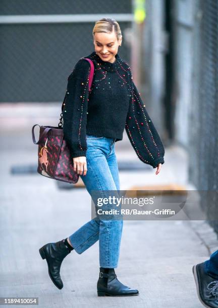 Brie Larson is seen on December 17, 2019 in Los Angeles, California.