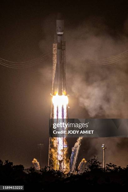 Soyouz rocket lift-off from Europe's launchpad in Kourou, French Guiana, on December 18 with Europe's CHEOPS planet-hunting satellite on board. The...