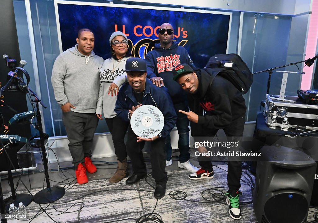 Dj Roxxann Vin Rock, SiriusXM host Roxanne Shante, Cool V, Treach and DJ Kay Gee ...