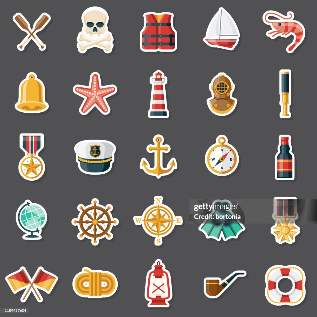Nautical Sticker Set