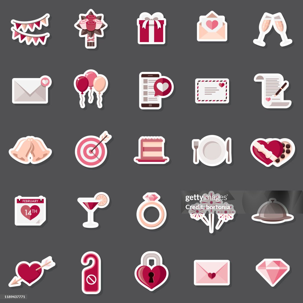 Valentine's Day Sticker Set
