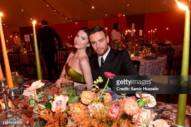 Liam Payne and Maya Henry attend the gala dinner in honour of Edward Enninful, winner of the Global VOICES Award 2019, during #BoFVOICES on November...