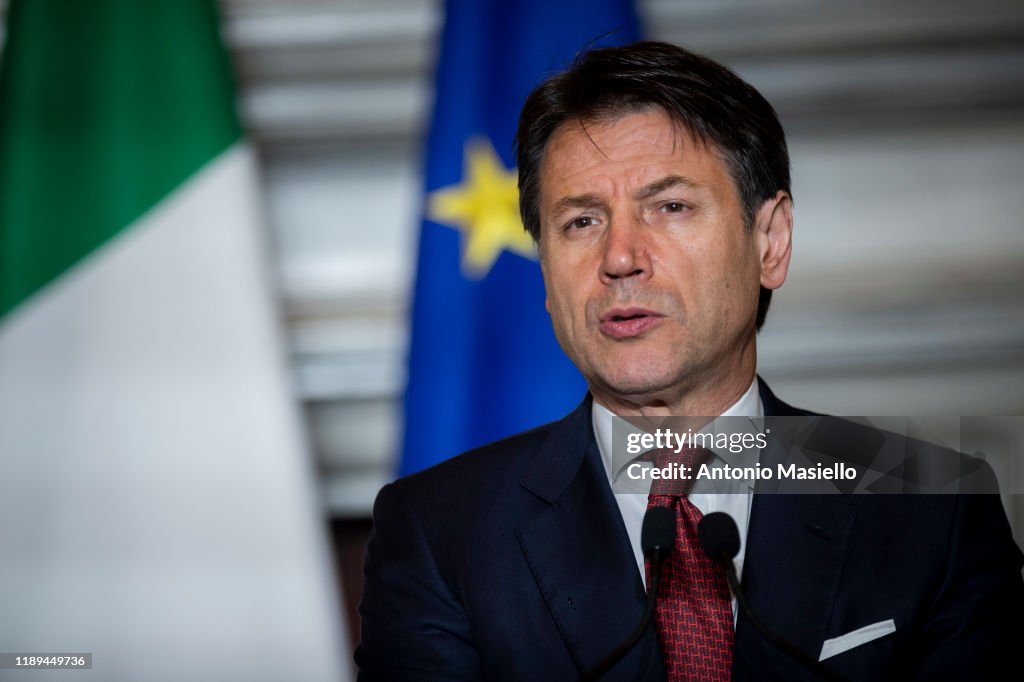 Italian Prime Minister Conte Meets With UN Secretary-General