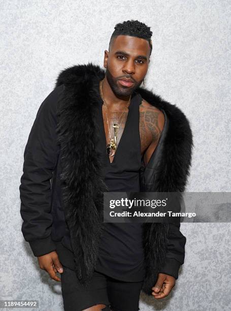 Jason Derulo visits Miami for CATS Press Day on December 18, 2019 in Miami, Florida.