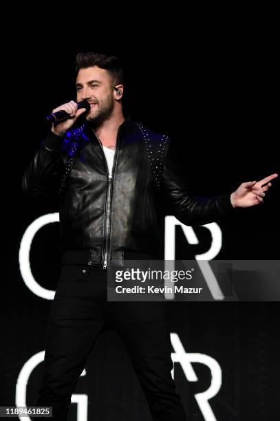 Jordan McGraw performs as an opening act during the Jonas Brothers "Happiness Begins" Tour at Prudential Center on November 22, 2019 in Newark, New...