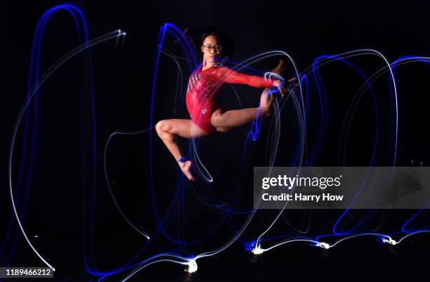 Gymnast Morgan Hurd poses for a portrait during the Team USA Tokyo 2020 Olympic shoot on November 22, 2019 in West Hollywood, California.