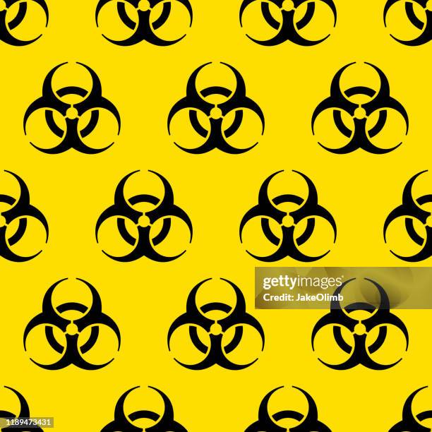 biohazard pattern - nuclear weapon stock illustrations