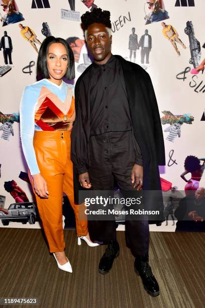 Melina Matsoukas and Moses Sumney attend Spotify and Motown Celebrate ‘Queen & Slim’ at Woodruff Arts Center on November 22, 2019 in Atlanta, Georgia.