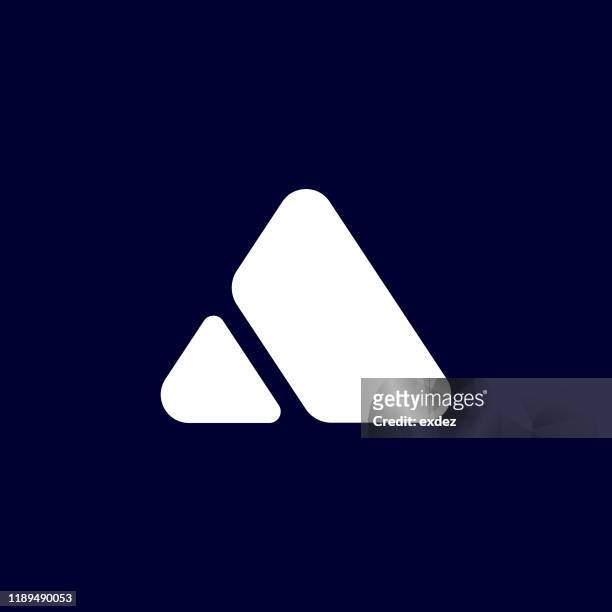 Triangle Logo Photos and Premium High Res Pictures - Getty Images