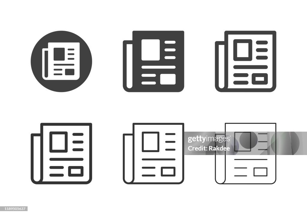 Krant icons-multi serie