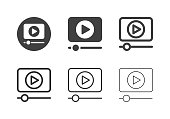 Media Player Icons - Multi Series