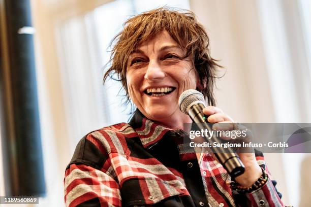 Gianna Nannini at Terrazza Martini for the Milano Music Week on November 23, 2019 in Milan, Italy.