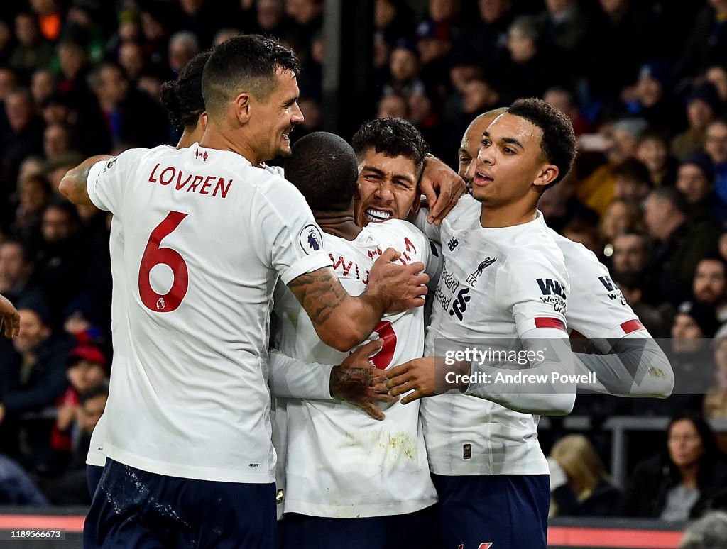 Crystal Palace v Liverpool FC - Premier League