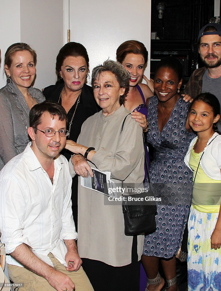 Celebrities Visit Broadway - July 12, 2011