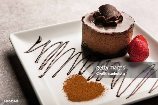 mousse al cioccolato / fotografia alimentare (clicca per saperne di più) - chocolate pudding foto e immagini stock