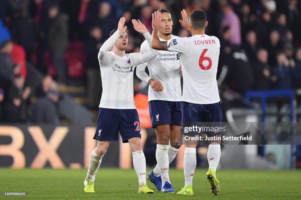 Crystal Palace v Liverpool FC - Premier League