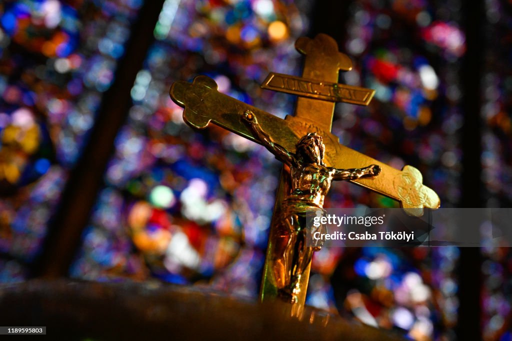 Crucifix in Dinant Cathedral