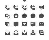 Communication v1 UI Pixel Perfect Well-crafted Vector Solid Icons 48x48 Ready for 24x24 Grid for Web Graphics and Apps. Simple Minimal Pictogram