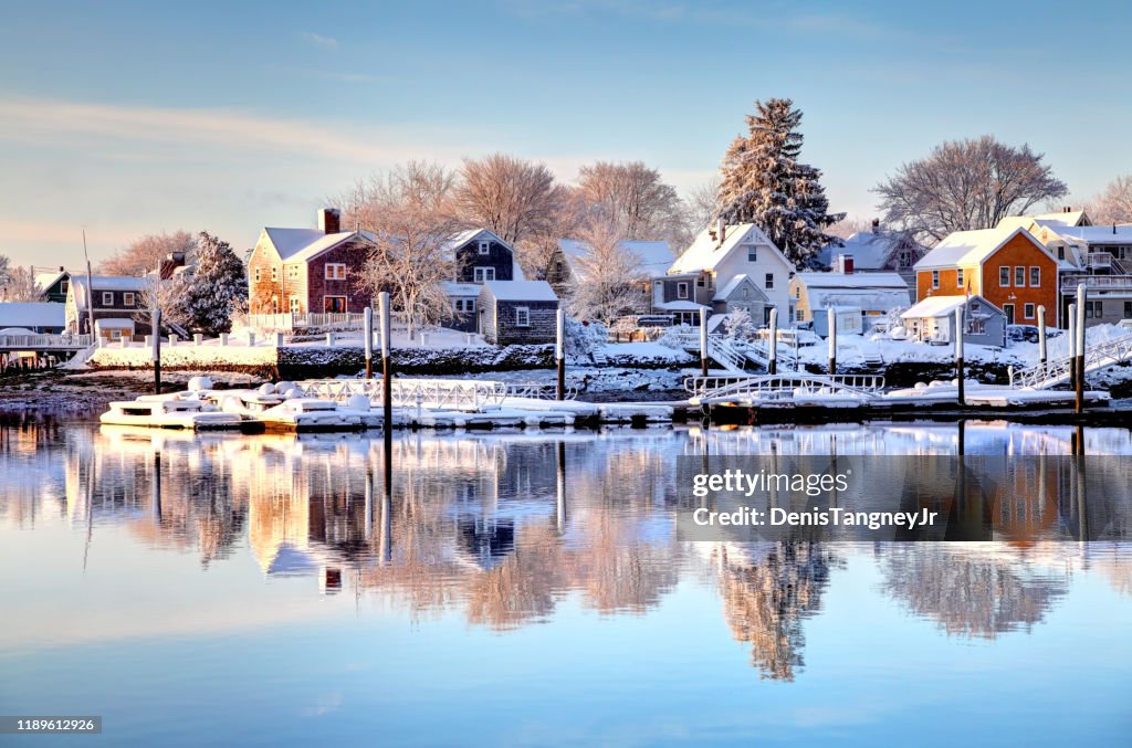 Winter in Portsmouth, New Hampshire