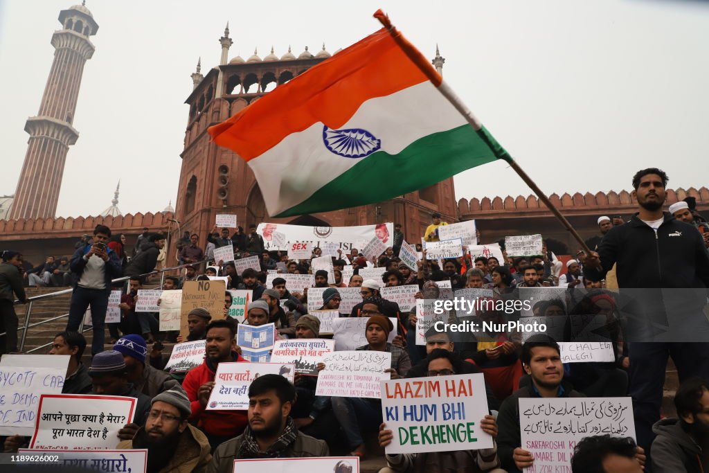 Protests In New Delhi Against Citizenship Amendment Act