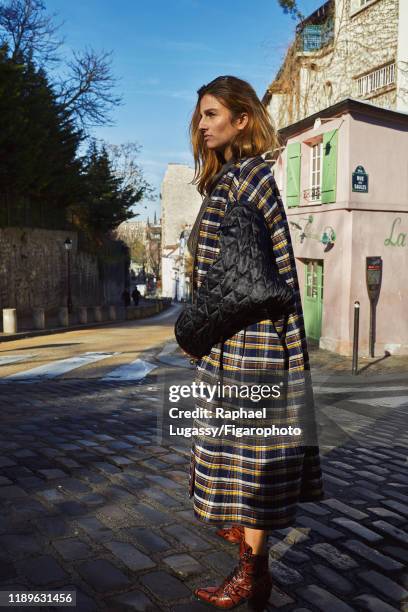 Photographer Sonia Sieff is photographed for Madame Figaro on December 13, 2018 in Paris, France. PUBLISHED IMAGE. CREDIT MUST READ: Raphael...