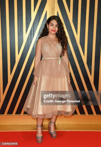 Alessia Cara attends the 2019 Canada's Walk Of Fame at Metro Toronto Convention Centre on November 23, 2019 in Toronto, Canada.