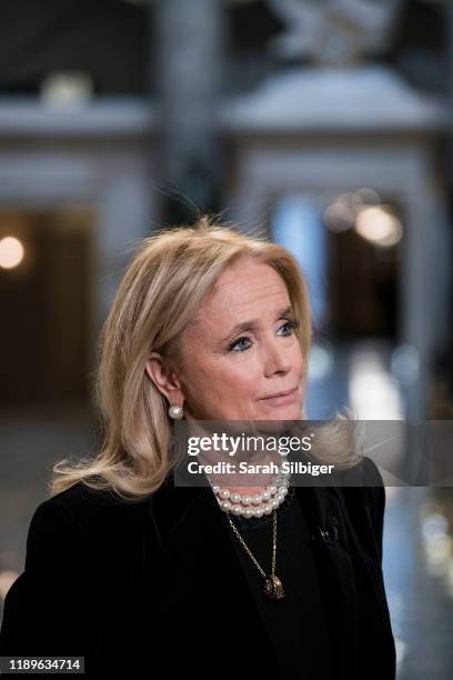 Rep. Debbie Dingell speaks with MSNBC to discuss U.S. President Donald Trump's comments about her late husband, former Rep. John Dingell , at the...