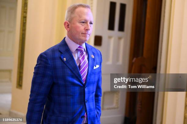 Rep. Jeff Van Drew, D-N.J., is seen in the Capitol during procedural votes related to the articles of impeachment on Wednesday, December 18, 2019.