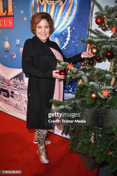 Muriel Baumeister attends the 16th Roncalli Weihnachtscircus at Tempodrom on December 19, 2019 in Berlin, Germany.