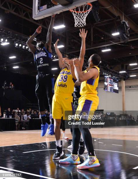 Johnson of the Lakeland Magic shoots the ball against the South Bay Lakers during the NBA G League Winter Showcase at Mandalay Bay Events Center in...