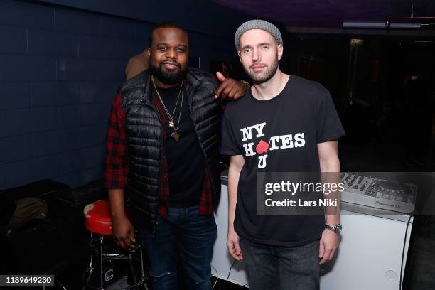 ItsParle and DJ MIck attend the private opening of the Good Luck Dry Cleaners Bowery location at 3 East 3rd on December 19, 2019 in New York City.