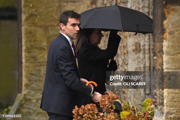 Family members of the victim of the terror attack in Fishmongers' Hall on London Bridge, University of Cambridge graduate Saskia Jones, arrive for a...